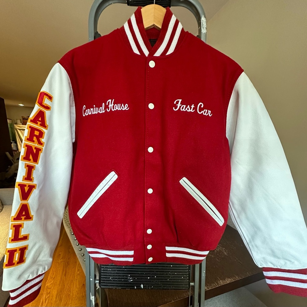 Carnival II Wool & Leather Varsity Jacket (Wyclef Merch)- NEWNEVER WORN
